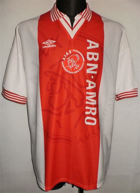 Ajax Retro Replicas Football Shirt 1996 1997 Sponsored By ABM Amro