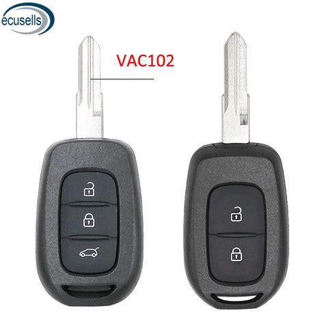 Remote Key Shell Case Fob 2 Buttons 3 Buttons For Renault Duster Dokker