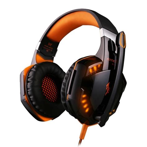 Headset Gamer Profissional Kotion Each G2000 Preto Laranja The Kase