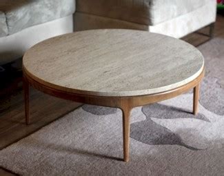 Round Stone Coffee Table | Foter