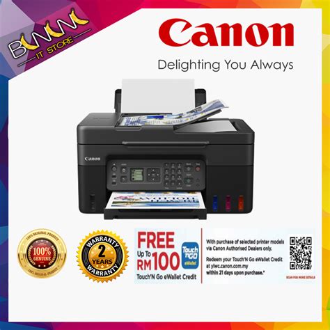 Canon Pixma G4770 Wireless Refillable Ink Tank Printer With Fax For Low