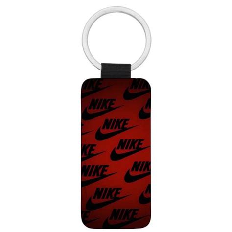 Porte Clés nike noir multi avec fond rouge accessoire porte clé