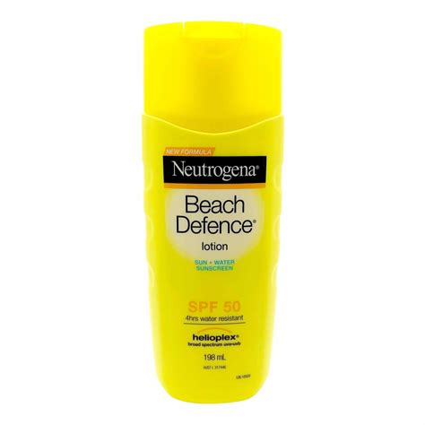 Neutrogena Beach Defence Lotion Sun Water Sunscreen Spf Ml