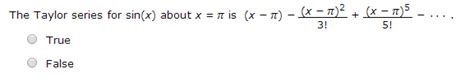 Solved Find The Radius Of Convergence Of The Taylor Series