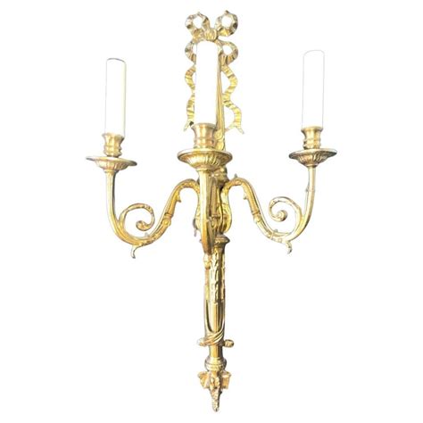 Series Of Four Louis Xvi Style Wall Lights With Parrots After For