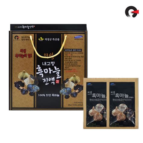 추석선물세트 의성군 특산품 의성 흑마늘 진액 100 60ml X 30포 홈플러스 택배배송