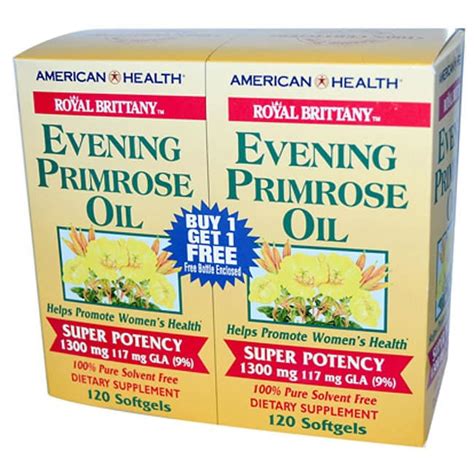 American Health Royal Brittany Evening Primrose Oil Twin Pack