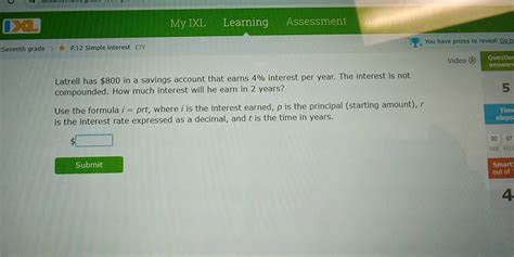 Solved My Ixl Learning Assessment You Have Prizes To Reveal Go T