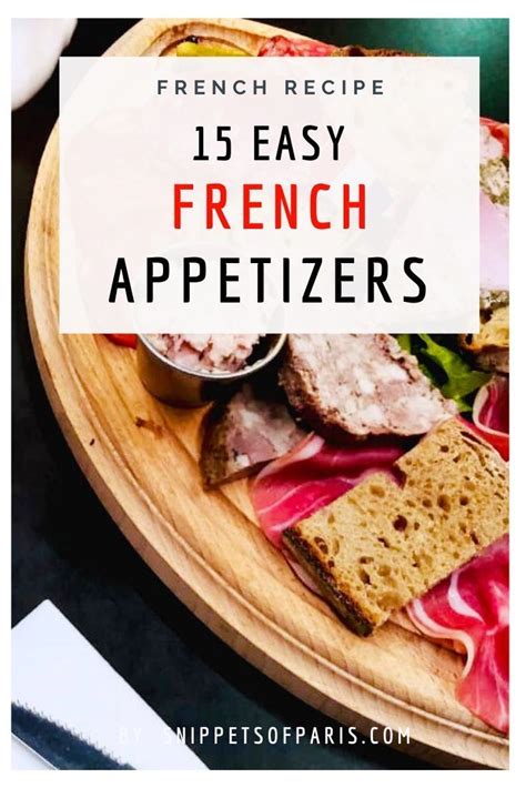 French Appetizers 15 Hors Doeuvres For An Easy Apéro French