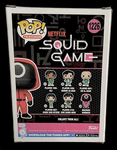 SQUID GAME FUNKO POP 1226 MASKED WORKER COLLECTIBLE TOY 2022 POP