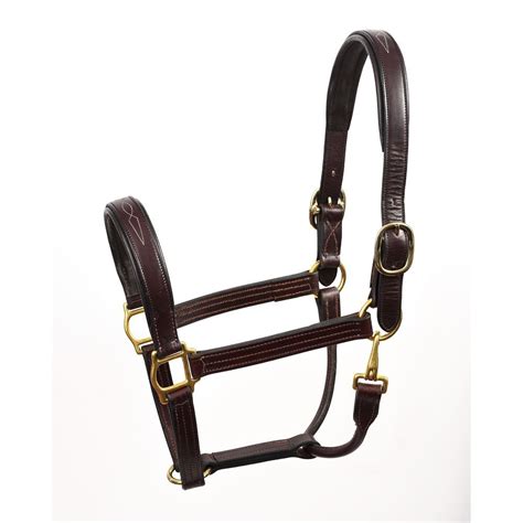 Perris Fancy Stitched Padded Leather Halter Dover Saddlery