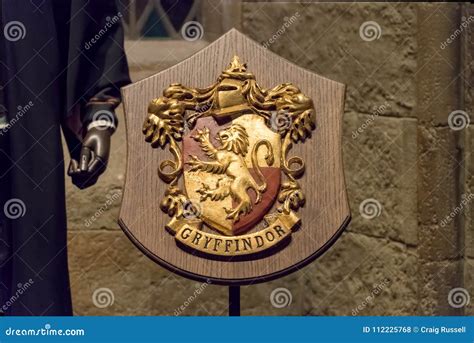 Gryffindor house crest editorial stock photo. Image of tourism - 112225768