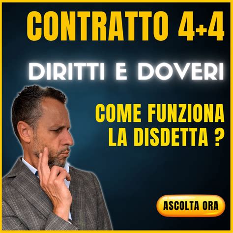 Contratto Affitto Diritti E Doveri Come Funziona La Disdetta