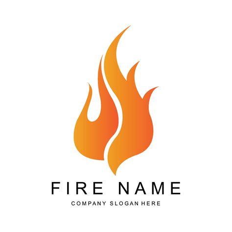 Burning Flame Logo Design Product Brand Icon Illustration 9393081