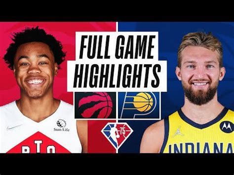 [Highlight] Raptors vs Pacers Full Game Highlights : nba