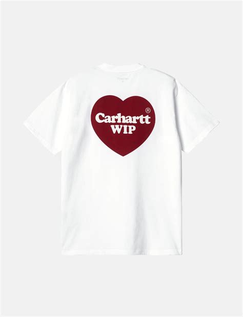 Carhartt Wip Double Heart T Shirt Organic White I Urban Excess