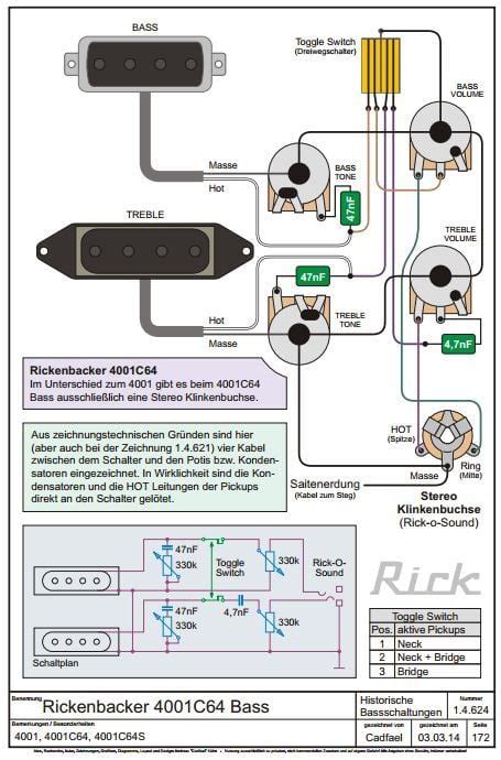 Ric Bass Wiring Diagrams | TalkBass.com