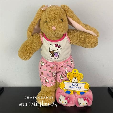 Build A Bear Toys New Rare 208 Build A Bear Hello Kitty Pjs With