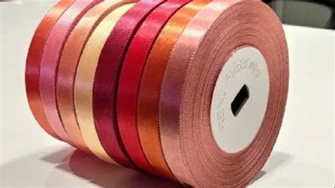 Plain Polyester Satin Ribbon Rs 20 Roll Renu Industries ID 23450215655