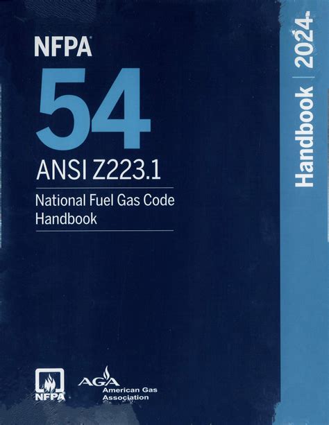 Nfpa 54 National Fuel Gas Code Handbook 2024 Ed