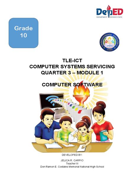 Tle Ict Computer Systems Servicing Quarter 3 Module 1 Pdf