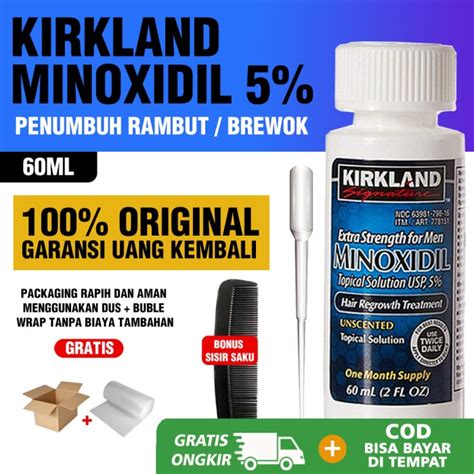 Jual Kirkland Minoxidil Original Pipet Plastik Shopee Indonesia