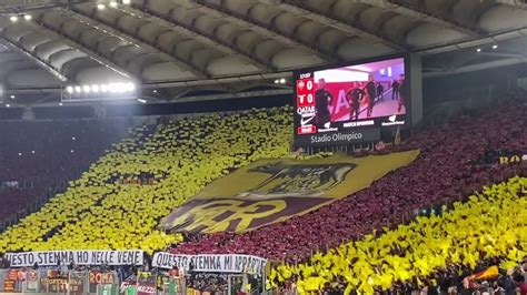 Roma Lazio La Coreografia Della Curva Sud Per Il Derby Youtube