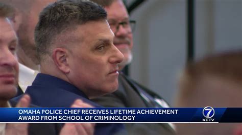 Omaha Police Chief Honored With Lifetime Achievement Award From His