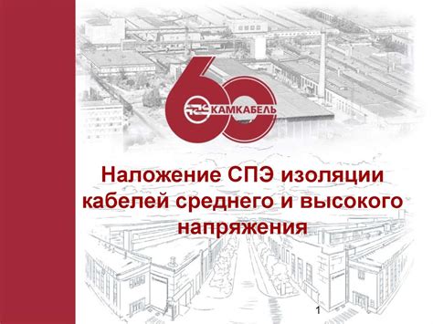 Наложение СПЭ изоляции кабелей среднего и высокого напряжения ...