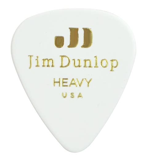 JIM DUNLOP ジムダンロップ Genuine Celluloid Classics White Heavy サウンドハウス