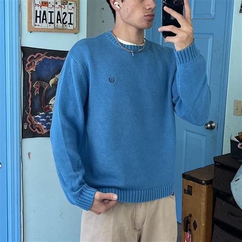 Vintage Knit Grandpa Sweater Chaps L Sick Knit Depop