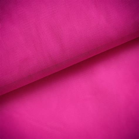 Tissu Tulle Souple Uni Boulevard Tissus Coloris Rose Fuchsia