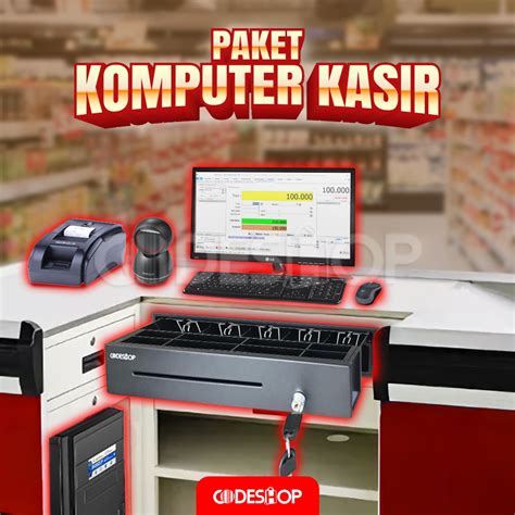 Jual Paket Kasir Siap Pakai Komputer Ipos Pro Cd Cbt I