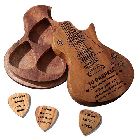 Custom Wood Guitar Picks