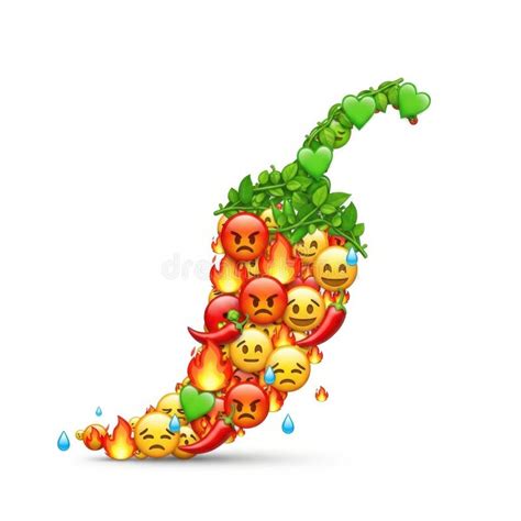 Hot Pepper Emoji Stock Illustrations Hot Pepper Emoji Stock