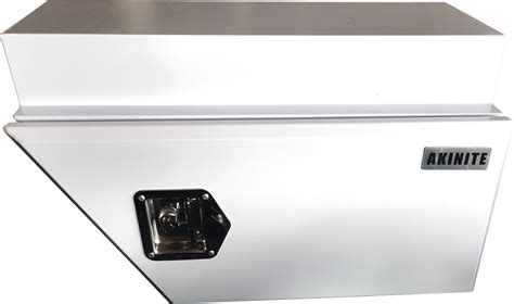 White Steel Underbody Toolbox Side Opening Lhs Under Body Under Tray