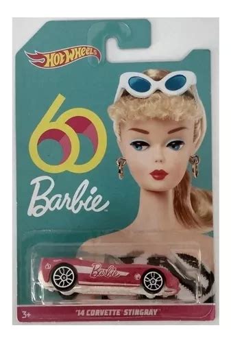 Hot Wheels 14 Corvette Stingray 60 Anos Barbie MercadoLivre