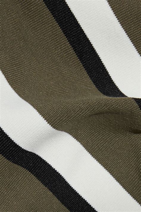 SOLID STRIPED The Rachel Striped Bikini Top THE OUTNET