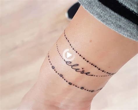 Tatuajes En Forma De Pulsera Para Mujeres Kulturaupice