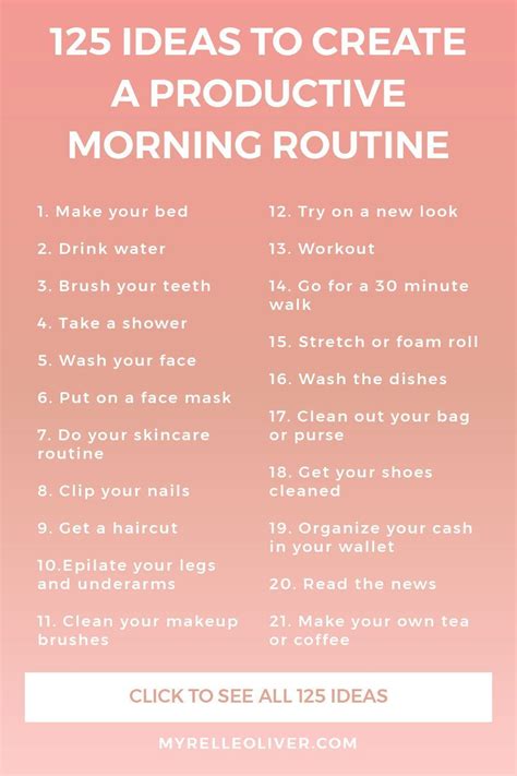 Ideas To Create A Productive Morning Routine Here Are Tips And