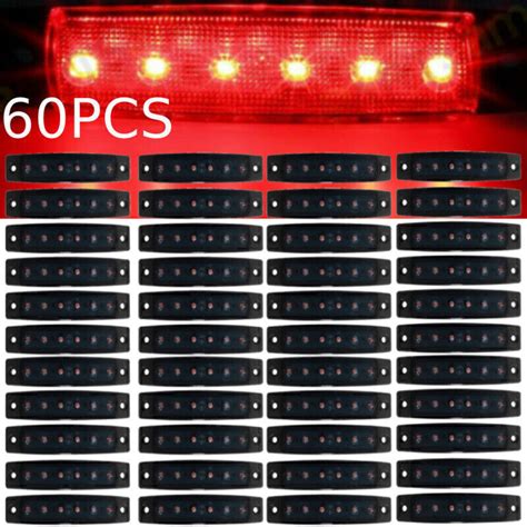 50x Marine Boat 6 Led Lamp Cabin Deck Courtesy Light Stern Transom