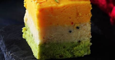 Kesar Badam Pista Barfi Recipe Pistachios Mouths And Colors