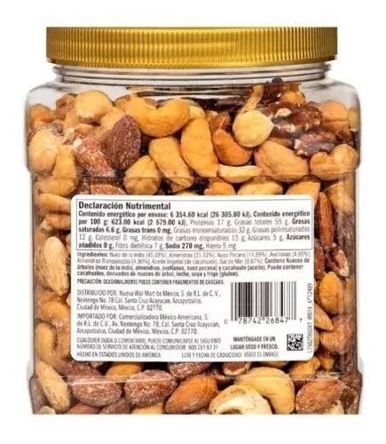 Nueces Mixtas Con Sal De Mar 1kg Member S Mark 590 En Tlaquepaque