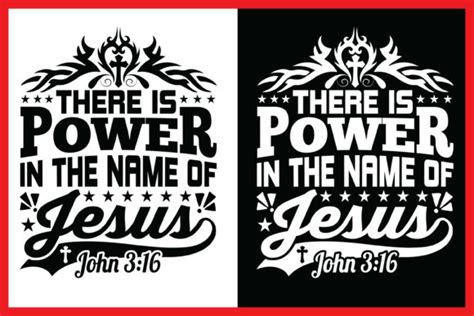 There is Power in the Name of Jesus Graphic by Masterdesign · Creative ...