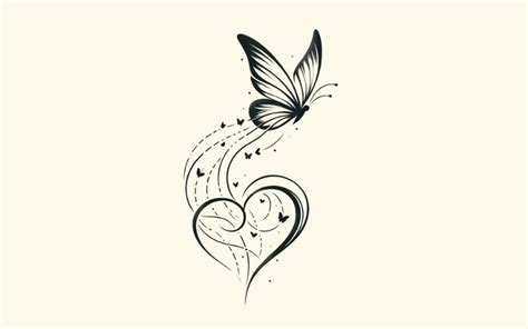 Butterfly Heart Tattoo Meaning Explained in 2024 | Heart tattoos ...