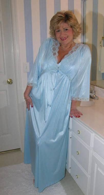 Pin By Kira Ballard On Aileighs Interiors Old Lady In Satin Blouse Night Gown Short Dresses