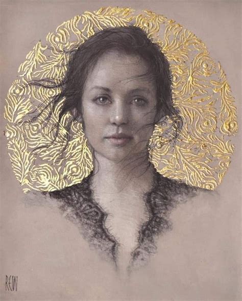 Pin On Stephany Rew Gold Art Painting Portrait Art Portraiture Art