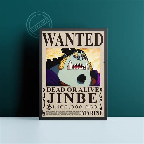 Jual Poster Bounty Jinbei Poster Bounty One Piece Murah Poster