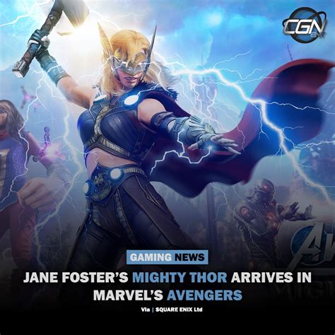 Free Update For All Owners Of Marvels Avengers Adds Jane Fosters