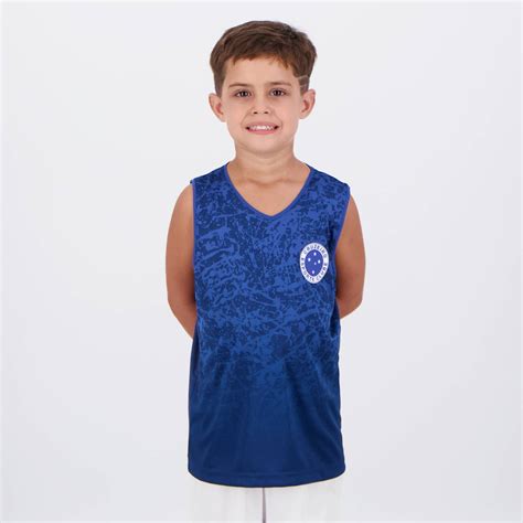 Regata Cruzeiro Lift Infantil Marinho Futfanatics